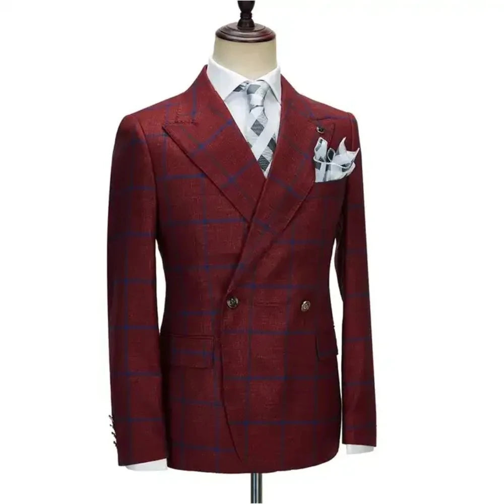 New Male Tuxedos Suit Tailor-Made