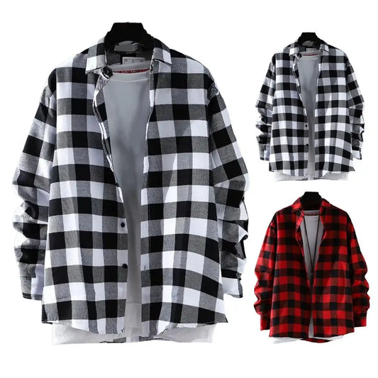 Men's Long Sleeve Korean Shirt