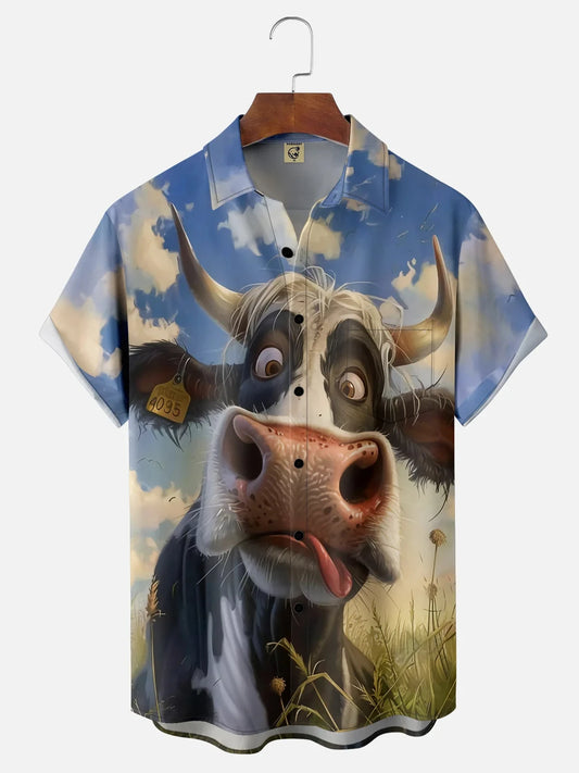 Cartoon Animal Graphic Men's Funny Shirt 3D Print