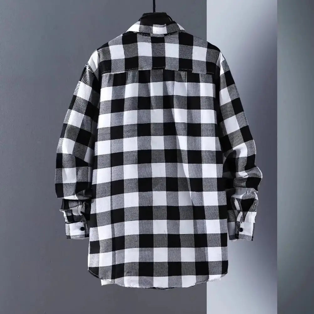 Men's Long Sleeve Korean Shirt