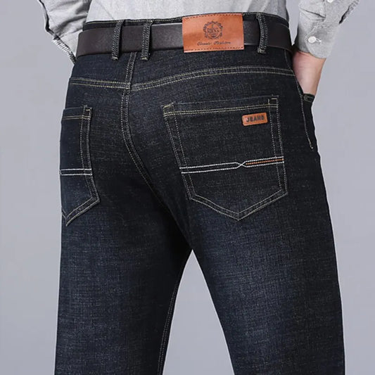 Men classic pants jeans homme pantalones