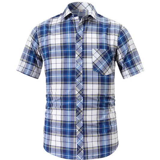 BAMBOOPLE Men Short Sleeve Shirts