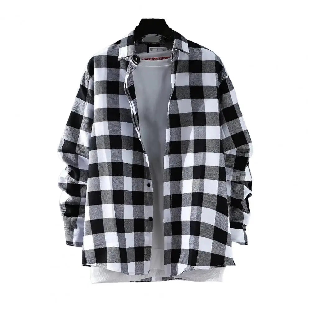 Men's Long Sleeve Korean Shirt