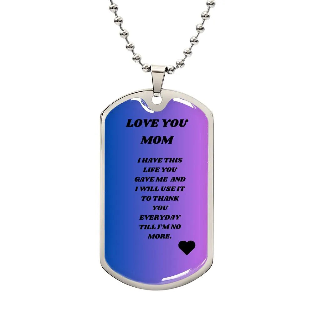 Love Mon Dog Tag P - CEW Store