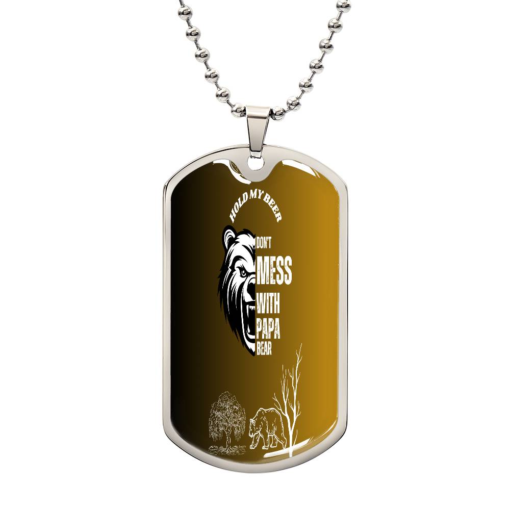 Luxury Graphic Dog Tag Necklace