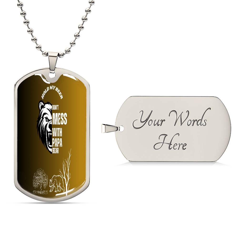 Luxury Graphic Dog Tag Necklace