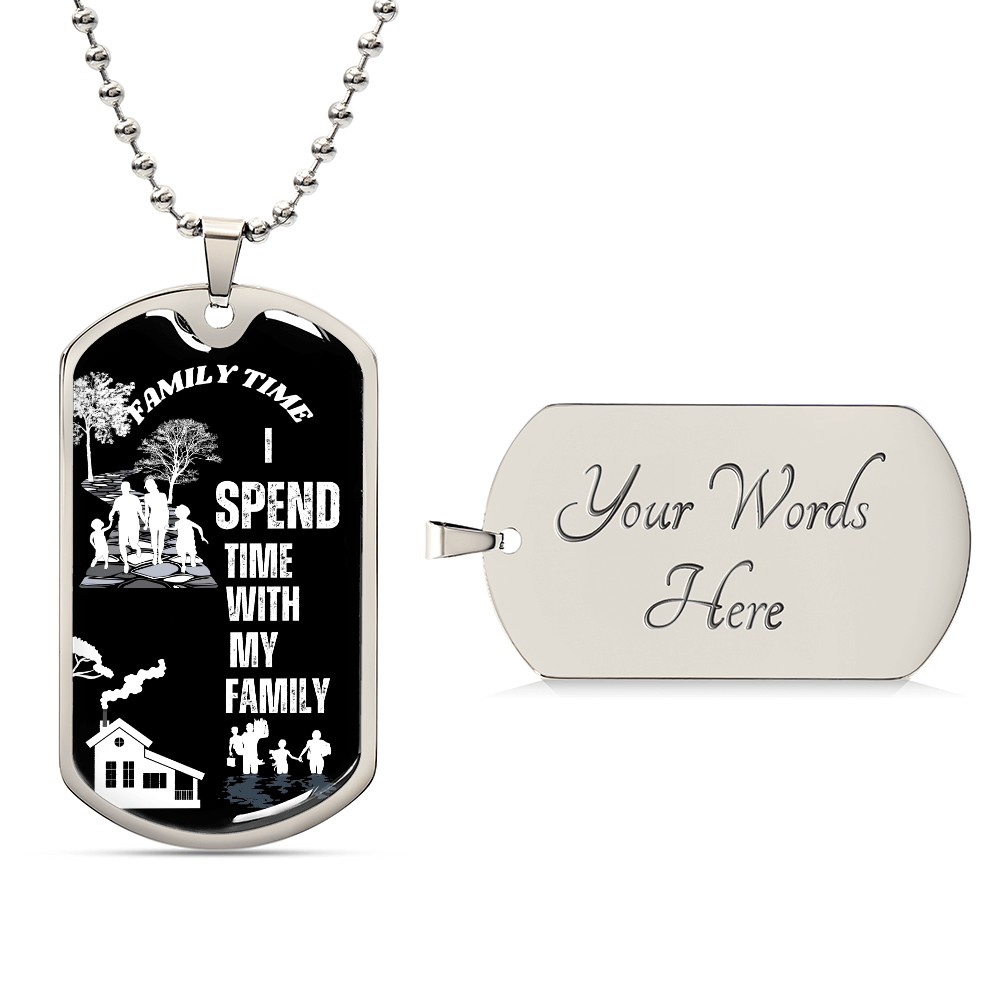 I Spend Time With My Family Black