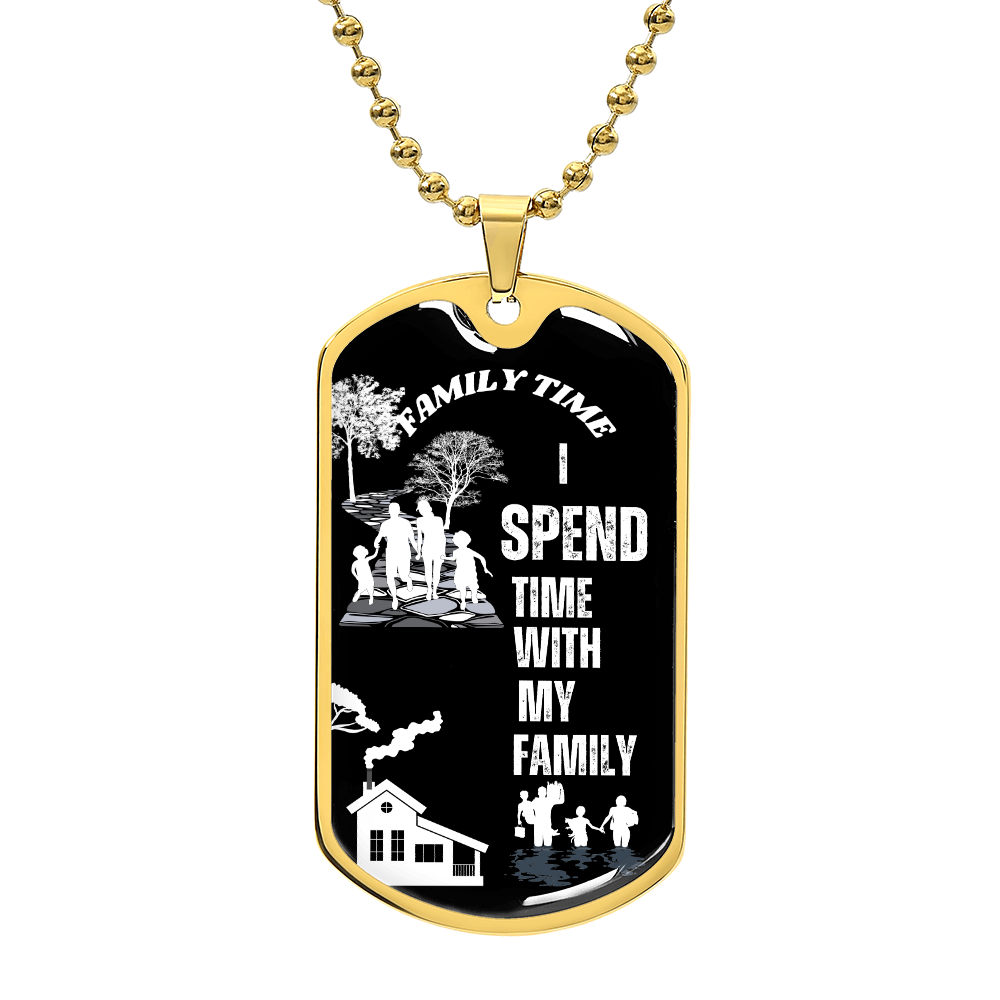 I Spend Time With My Family Black