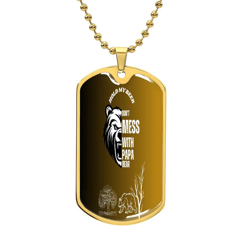 Luxury Graphic Dog Tag Necklace