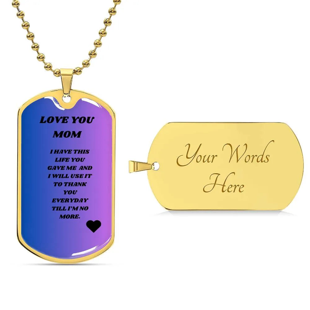 Love Mon Dog Tag P - CEW Store