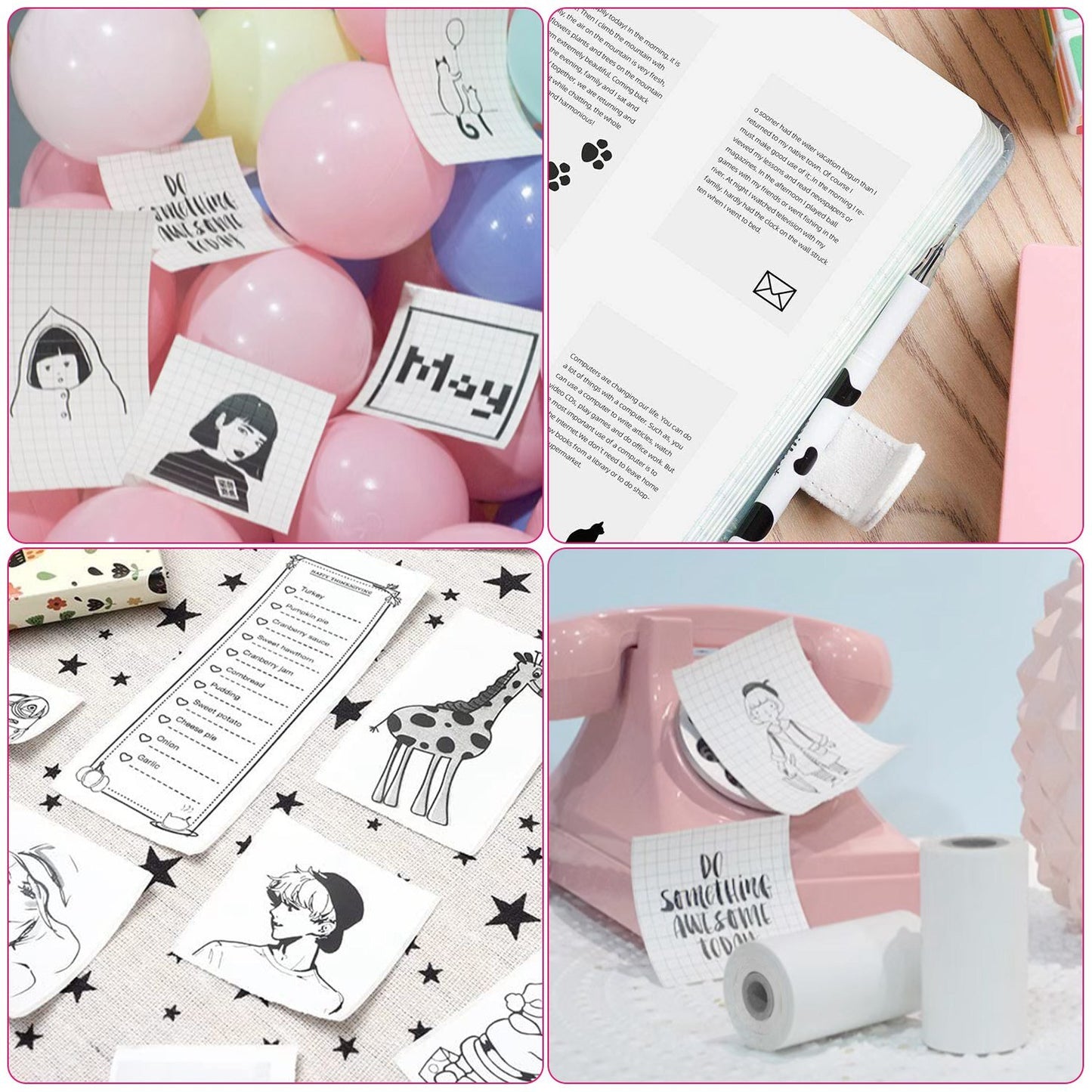 5 Rolls Regular Printer Paper Plate Mini