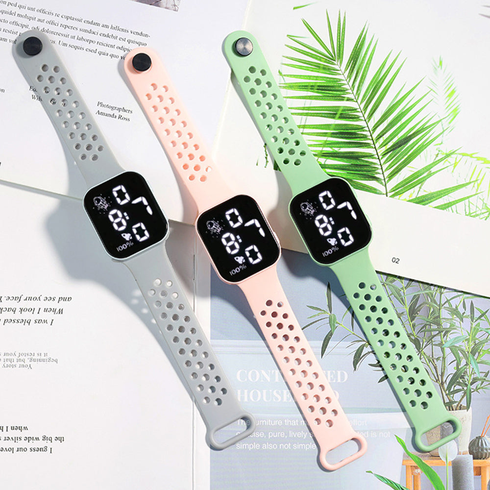 Men Women Sports Army Military Silicone Watch