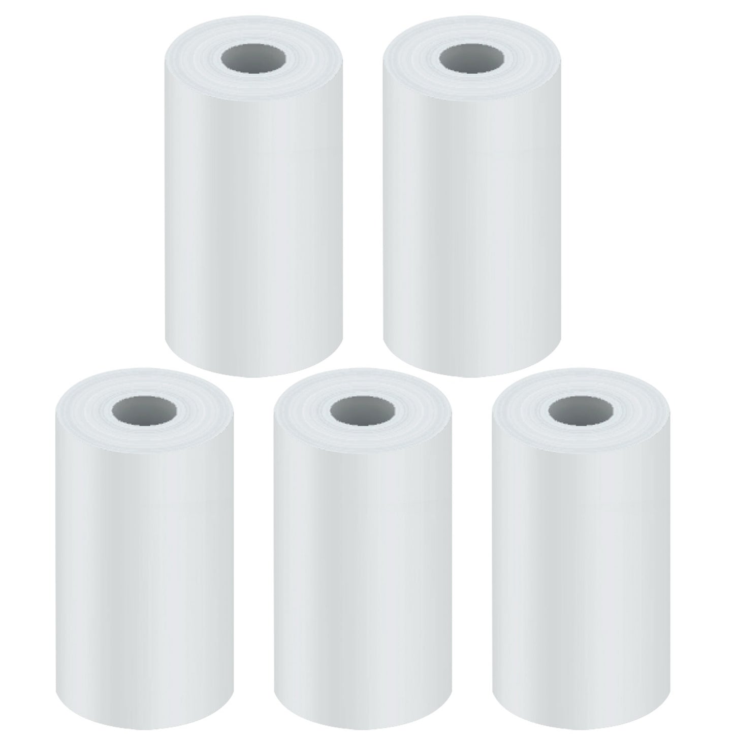 5 Rolls Regular Printer Paper Plate Mini