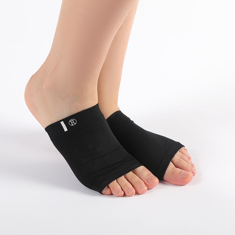 Elastic Fabric Arch Pad Foot Care Soft Shock Absorbing Bandage Arch Socks