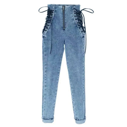 High Waist Jeans Women Trousers - CEW Store