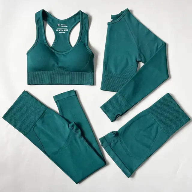 2/3/4PCS Seamless Women Yoga Set Workout - CEW Store