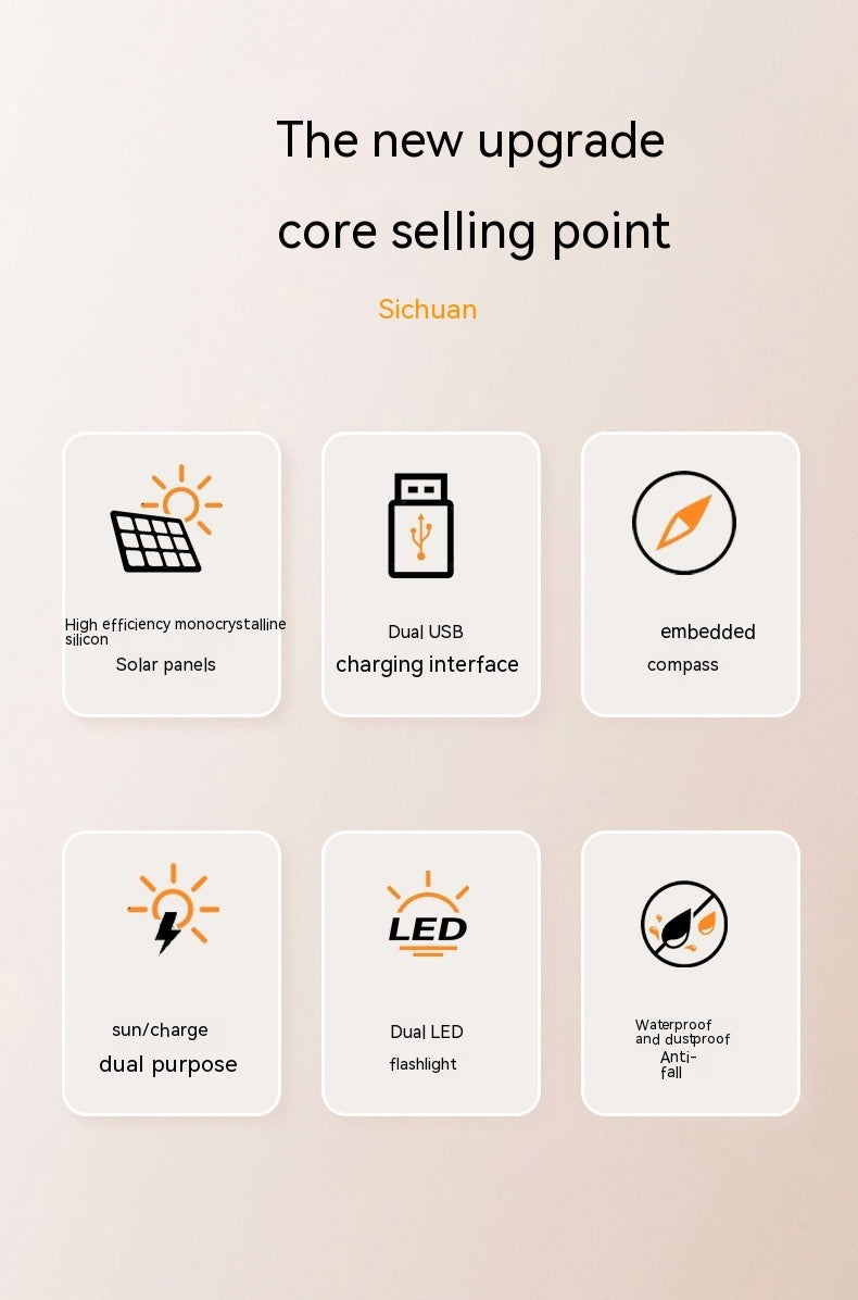 Waterproof Solar Charging Power Supply