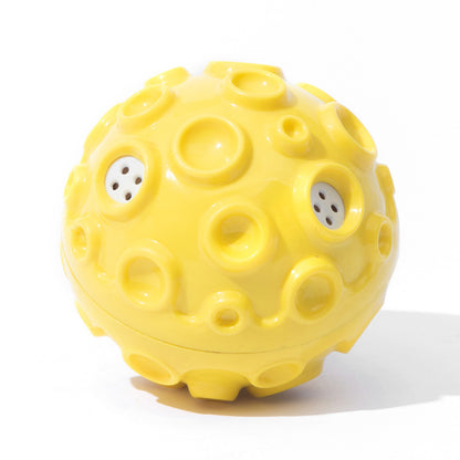 Dog Toy Ball For Aggressive Chewers Interactive Dog Ball Toy With Magical Squeaky Sound Durable Elastic Rubber Pet Chew Toys For Small Medium Large Dogs Relieve Anxiety Toy