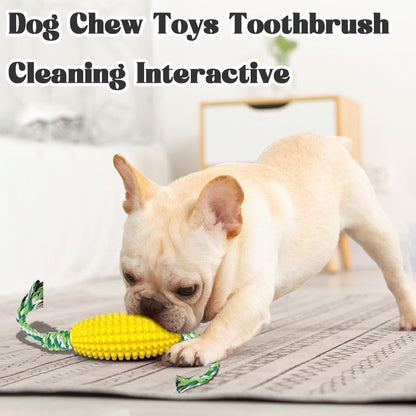 Puppy Toothbrush Clean Teeth Interactive Corn Toys Dog Toys Aggressive Chewers Dog Chew Toys