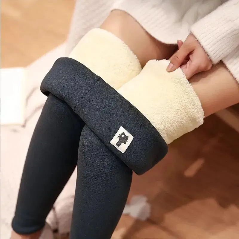 Winter Women Leggings Velvet Warm Pants - CEW Store