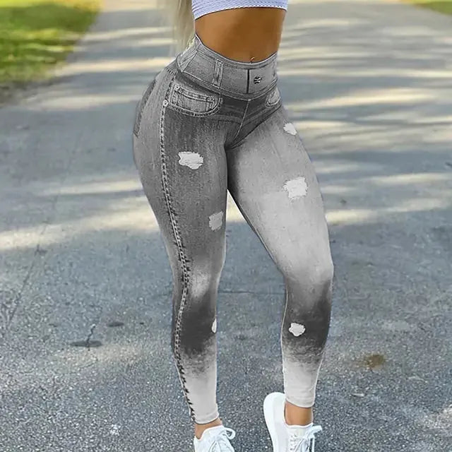 Denim Jeans Leggings - CEW Store