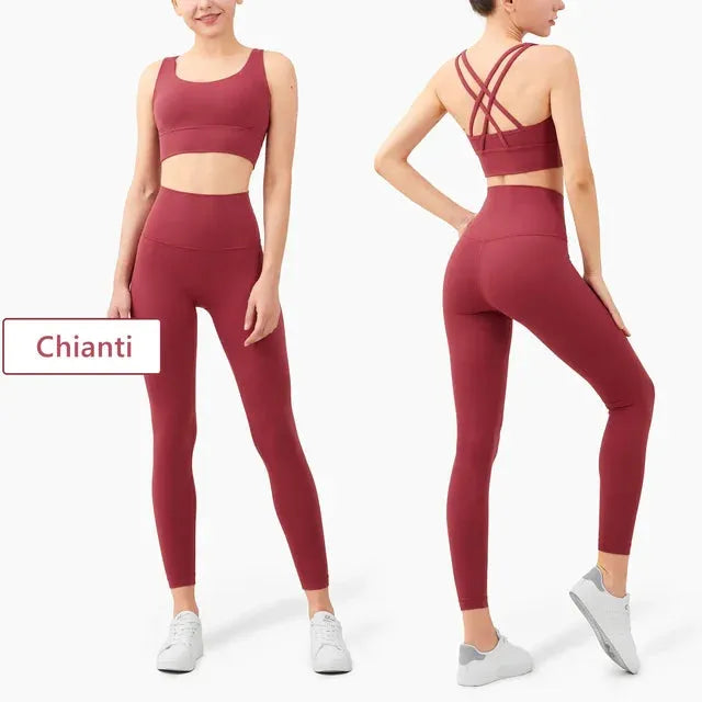 Seamless Yoga Set Gym Fitness Clothing Women Workout Set - CEW Store