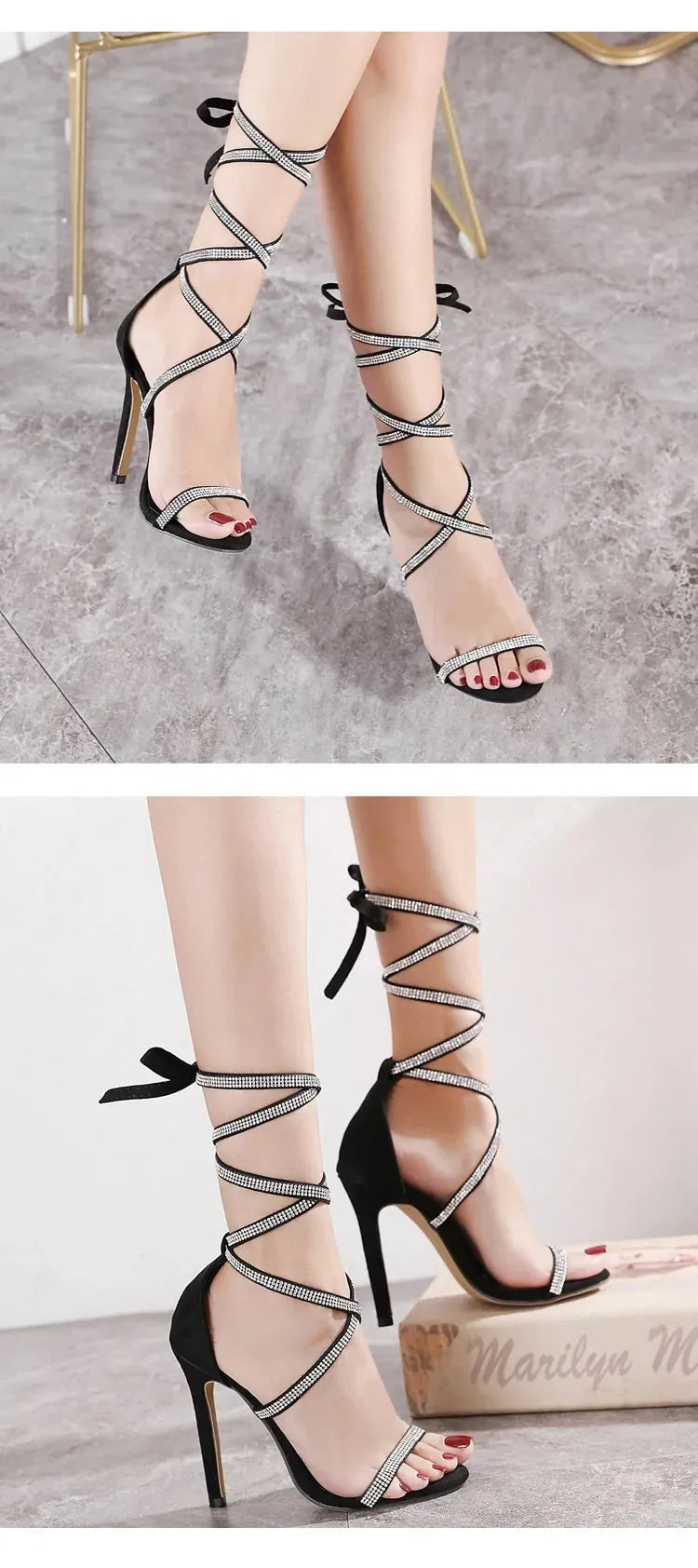 High Heels Gladiator Sandals - CEW Store