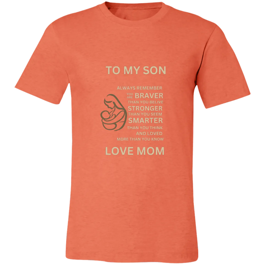 Mom and Son DT 1 3001C Unisex Jersey Short-Sleeve T-Shirt - CEW Store