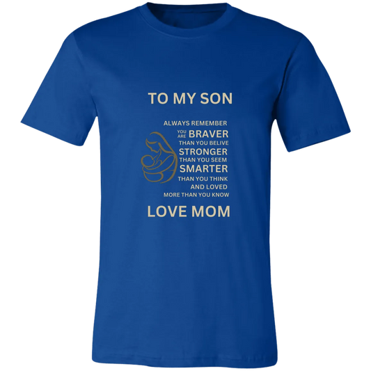 Mom and Son DT 1 3001C Unisex Jersey Short-Sleeve T-Shirt - CEW Store