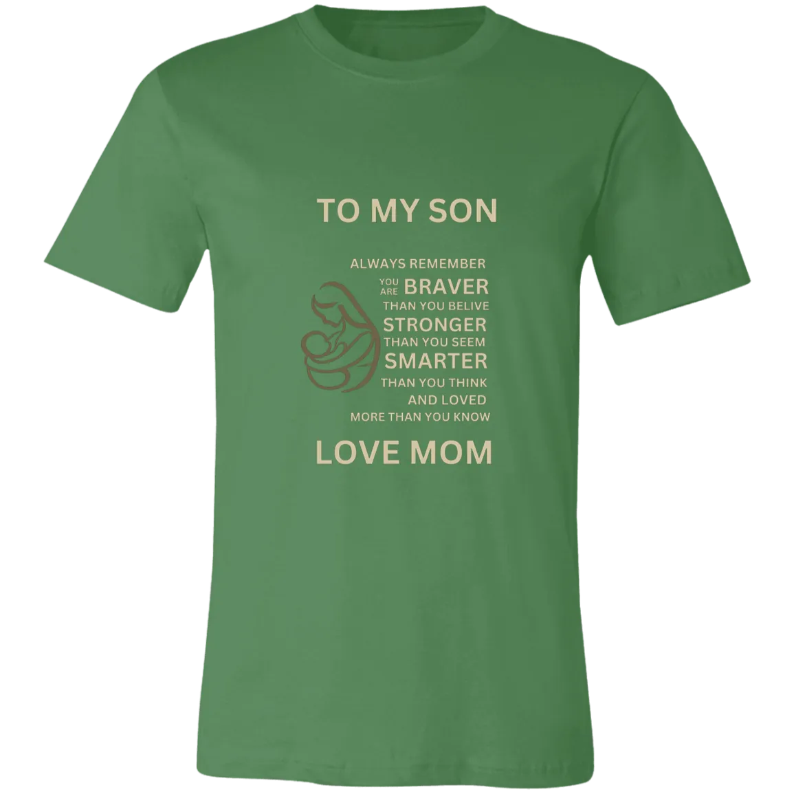 Mom and Son DT 1 3001C Unisex Jersey Short-Sleeve T-Shirt - CEW Store