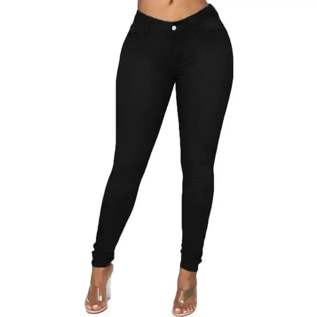 High Elastic Women Skinny Jeans - CEW Store