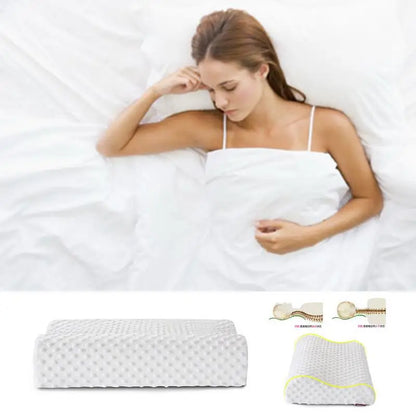 Slow rebound foam memory pillow orthopedic neck care pillow