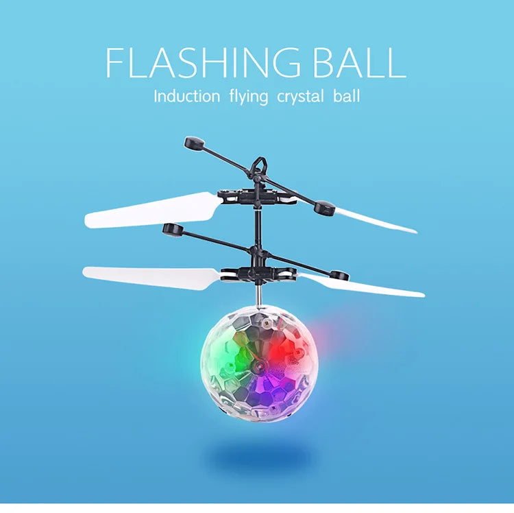 RC Toys Induction Electric Flying Ball Toy Children's RC Helicopter Toys Infrared Sensor Kids LED Light Toy  Children's Gift