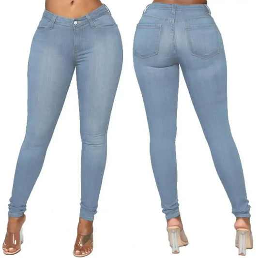 High Elastic Women Skinny Jeans - CEW Store