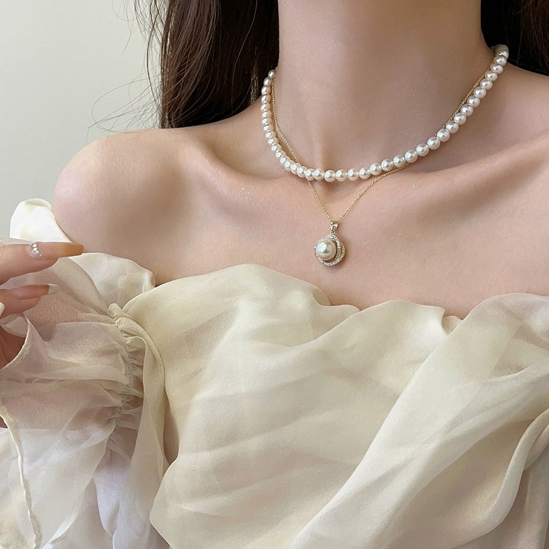 Niche Style Shijia Women's Accessible Luxury Fancy Pearl Necklace