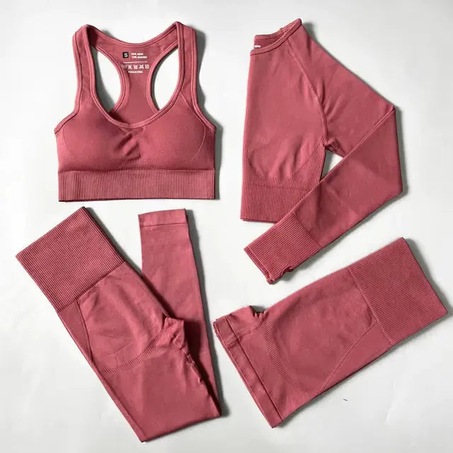 2/3/4PCS Seamless Women Yoga Set Workout - CEW Store