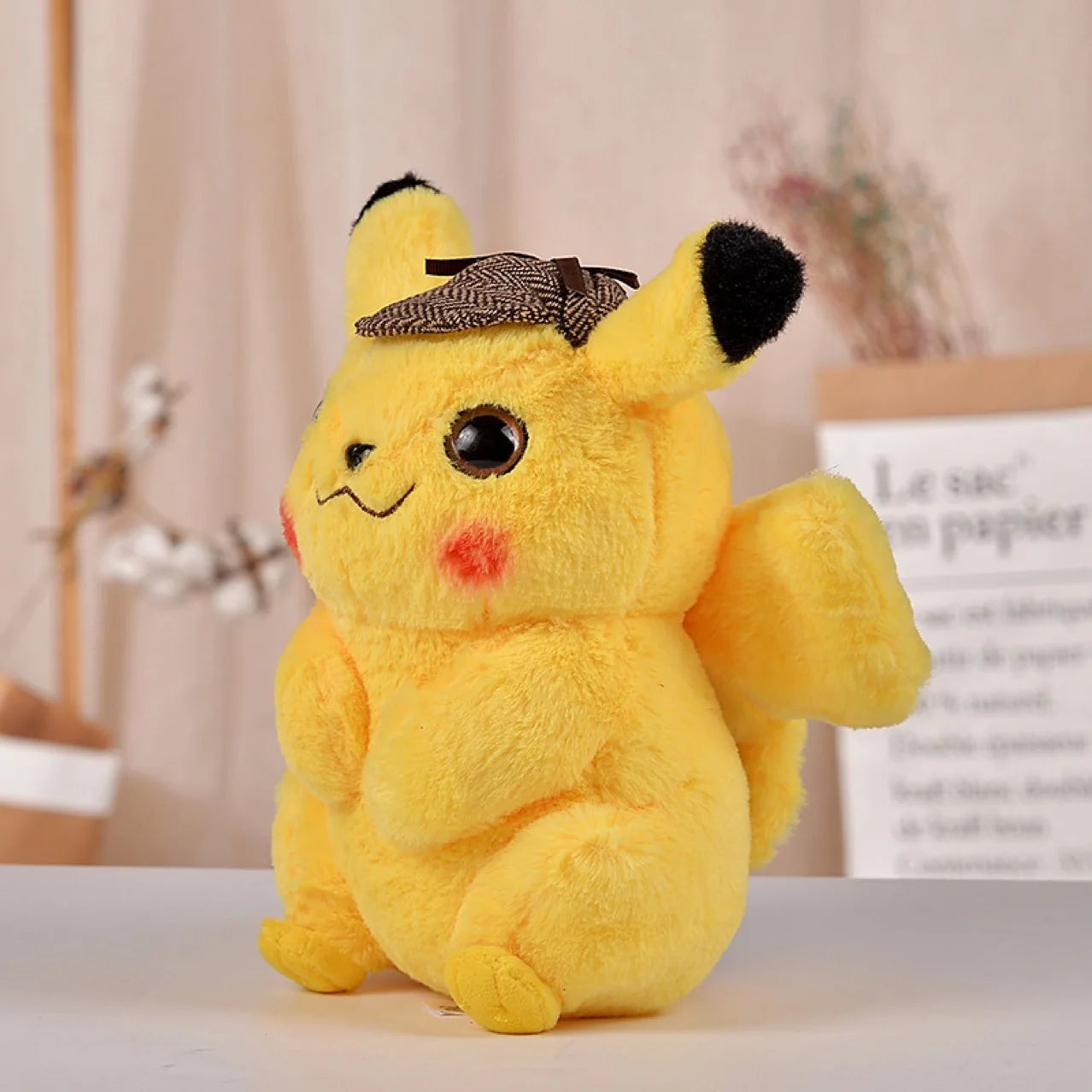 Pokemon Detective Pikachu Lovely Toy High Quality Cute Cartoon Doll Children Kids Collectible Hobby Toys Girls Birthday Gift