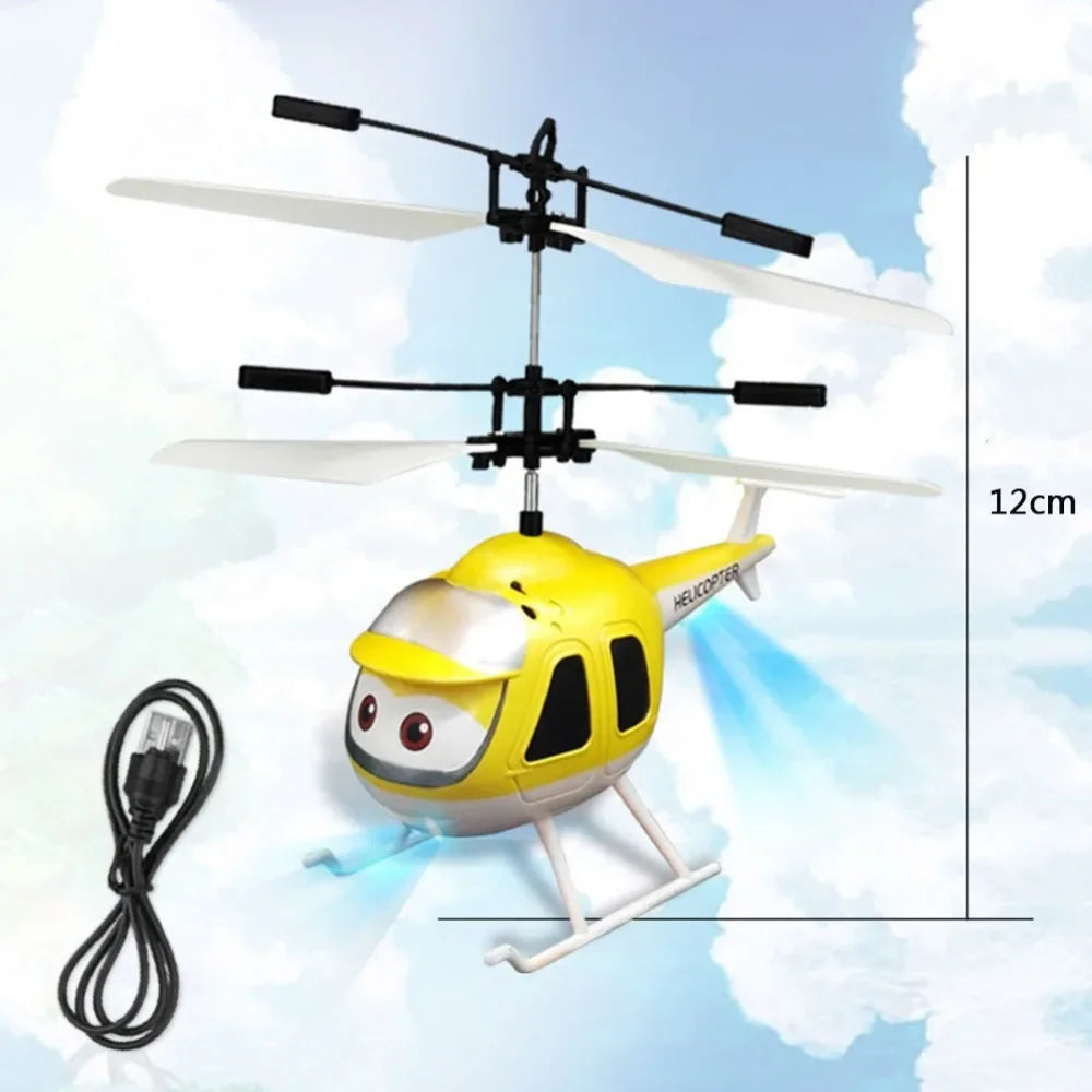 Hot Sale Mini Infrared Sensor Helicopter Aircraft 3D Gyro Helicoptero Electric Micro Helicopter Birthday Toy Gift for Kid#257747