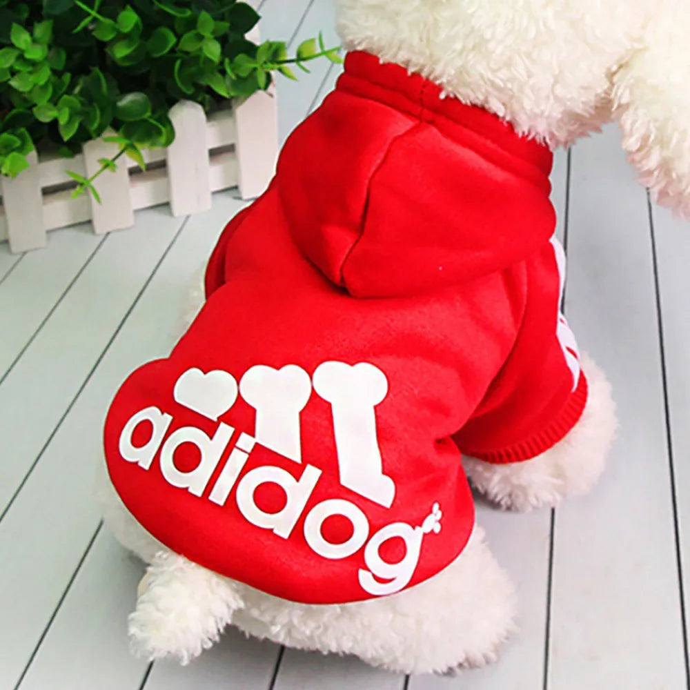 Pet Dog Clothes Adidog Dog Hoodies Autumn Winter Warm Coat for Large Dogs Jacket Sweater Puppy French Bulldog Clothing