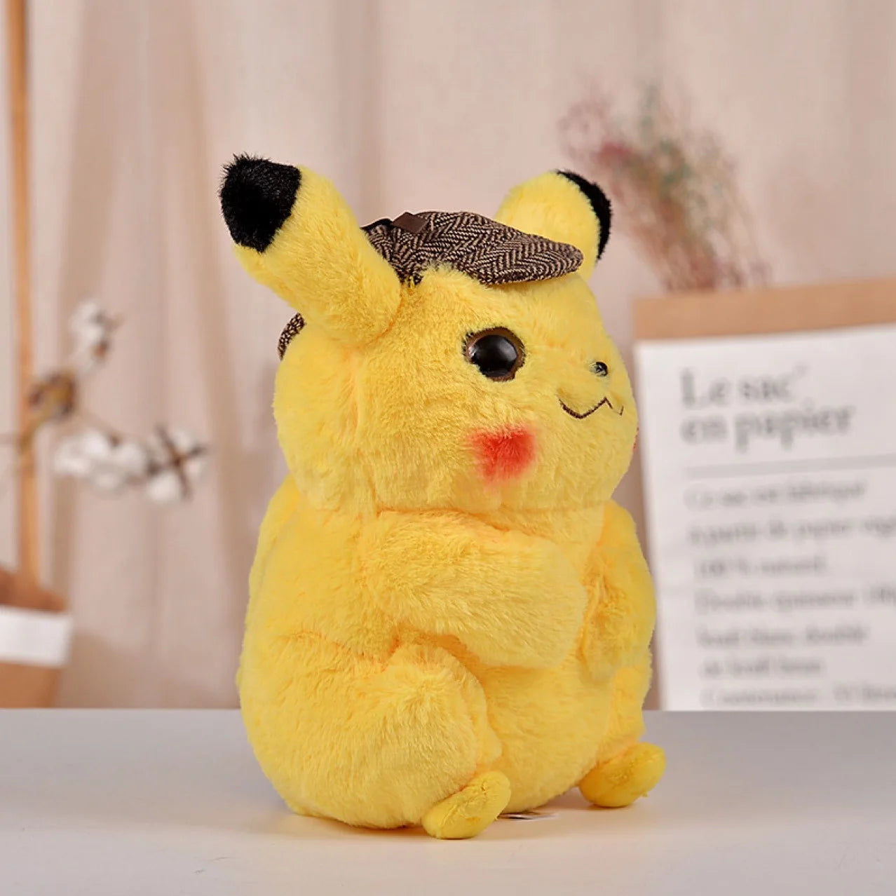 Pokemon Detective Pikachu Lovely Toy High Quality Cute Cartoon Doll Children Kids Collectible Hobby Toys Girls Birthday Gift