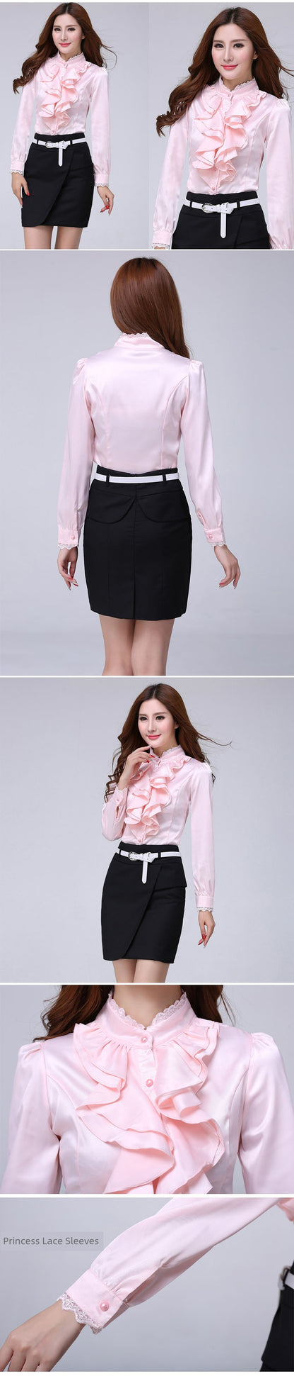 Women's plus Size Early Autumn Top Long Sleeve Shirt