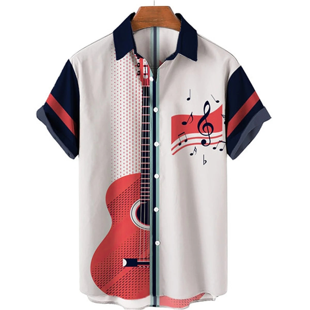 Hawaiian men's short-sleeved shirt