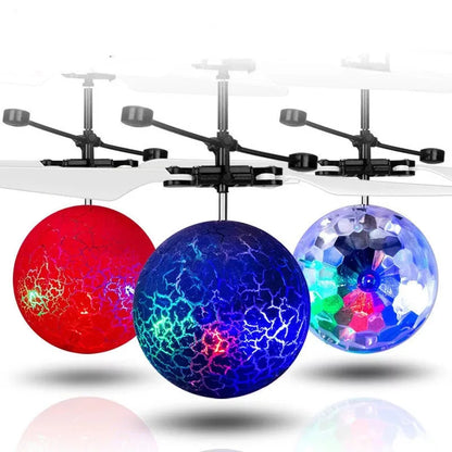 RC Toys Induction Electric Flying Ball Toy Children's RC Helicopter Toys Infrared Sensor Kids LED Light Toy  Children's Gift