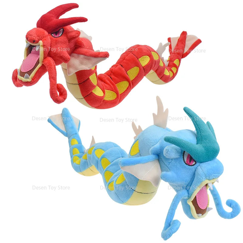 2 Styles Pokemon Peluche Gyarados Shiny Gyarados Blue Red Sky Dragon Animal Stuffed Plush Dolls Children Toys Birthday Gifts