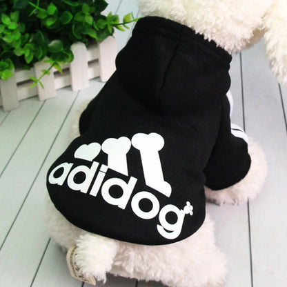 Pet Dog Clothes Adidog Dog Hoodies Autumn Winter Warm Coat for Large Dogs Jacket Sweater Puppy French Bulldog Clothing