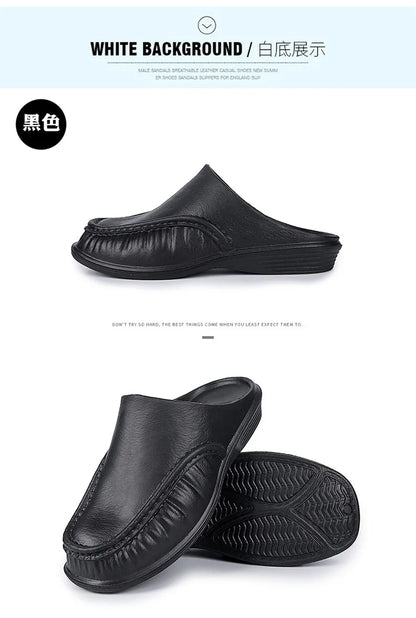 Plus Size Shoes for Men 40-47 Men's Slippers Eva Slip-on Flats Walking Shoes