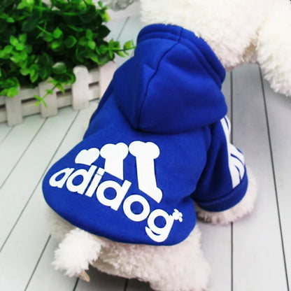 Pet Dog Clothes Adidog Dog Hoodies Autumn Winter Warm Coat for Large Dogs Jacket Sweater Puppy French Bulldog Clothing