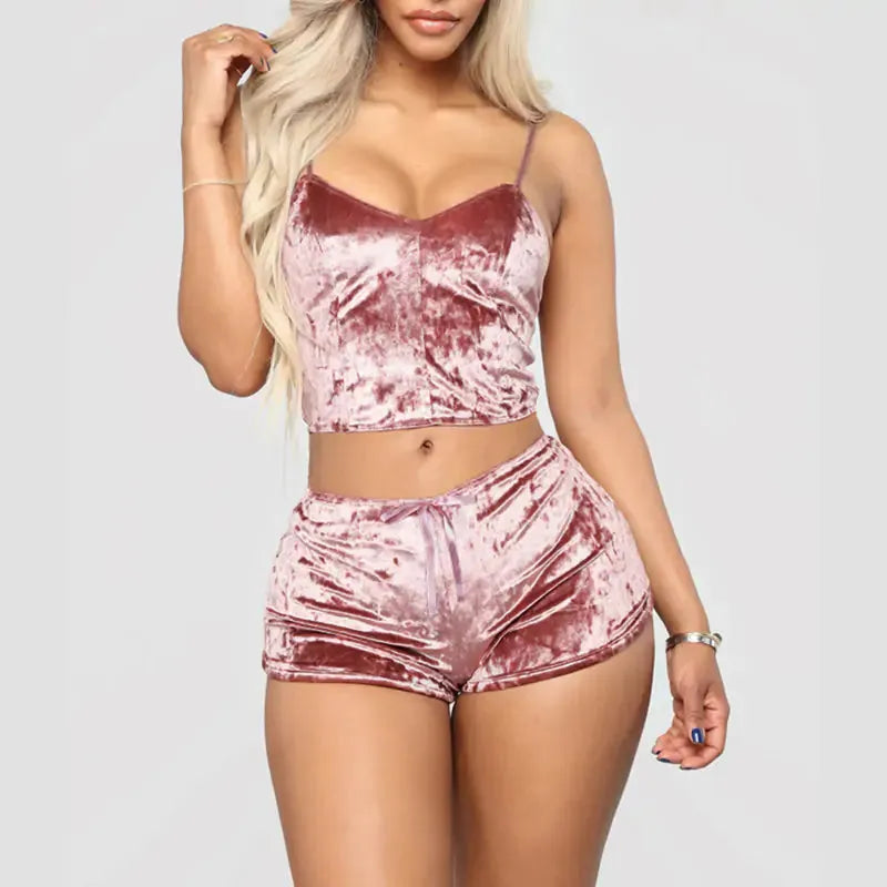 Ladies Satin Pajama Set - CEW Store