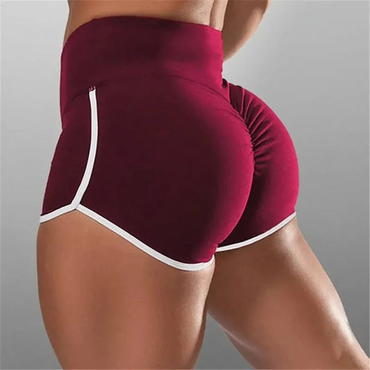 Women Casual Shorts Workout Waistband Skinny Sexy Short - CEW Store