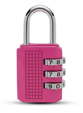 3-Digit Combination Padlock for Luggage & Backpacks - CEW Store